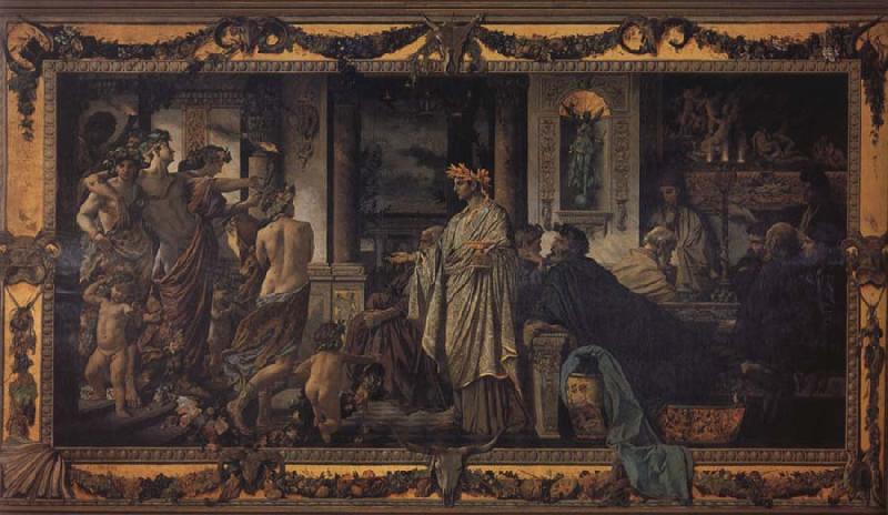 Anselm Feuerbach The Banquet 2nd Version